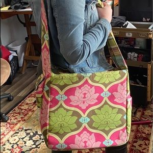 Amy Butler fabric on a K & Company maternity bag